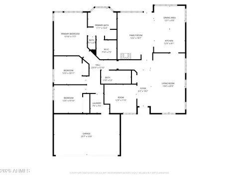 Floorplan - 4332 E Melinda Ln, Phoenix, AZ 85050 photo 1 of 1