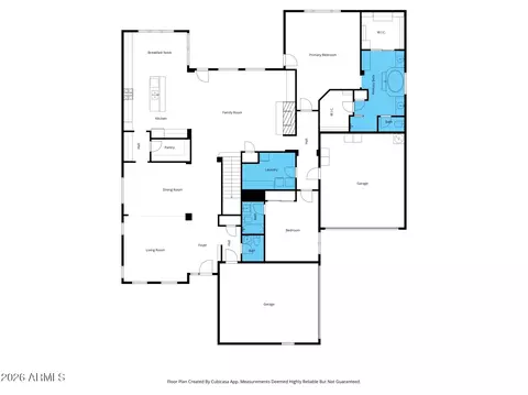 Floorplan - 1242 E Canary Dr, Gilbert, AZ 85297 photo 1 of 6