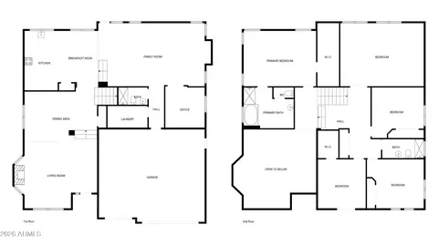 Floorplan - 2113 W Eagle Feather Rd, Phoenix, AZ 85085 photo 1 of 1