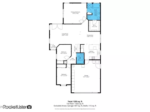 Floorplan - 551 E Sherri Dr, Gilbert, AZ 85296 photo 1 of 2