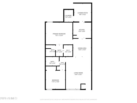 Floorplan - 1927 E Hampton Ave #115, Mesa, AZ 85204 photo 1 of 1