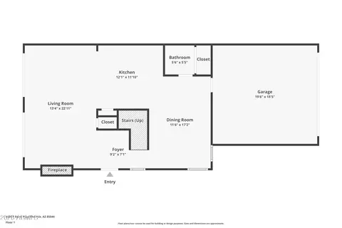 Floorplan - 4405 Estes Way, Phoenix, AZ 85044 photo 1 of 3