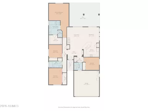 Floorplan - 4708 E Cloudburst Dr, Gilbert, AZ 85297 photo 1 of 1