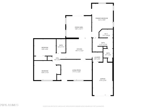 Floorplan - 2314 E Montecito Ave, Phoenix, AZ 85016 photo 1 of 1