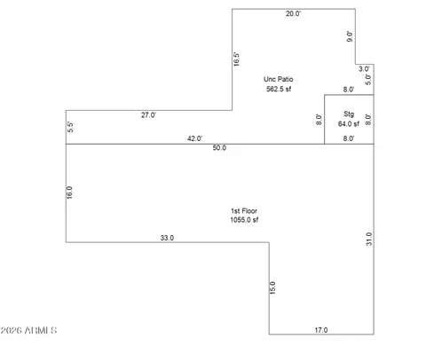 Floorplan - 10425 E Boise St, Apache Junction, AZ 85120 photo 1 of 1
