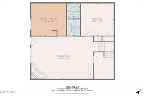 Floorplan - 8238 E Kramer Cir, Mesa, AZ 85207 photo 3 of 6