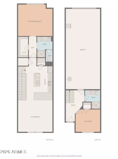 Floorplan - 1821 E Bernie Ln #103, Gilbert, AZ 85295 photo 2 of 2