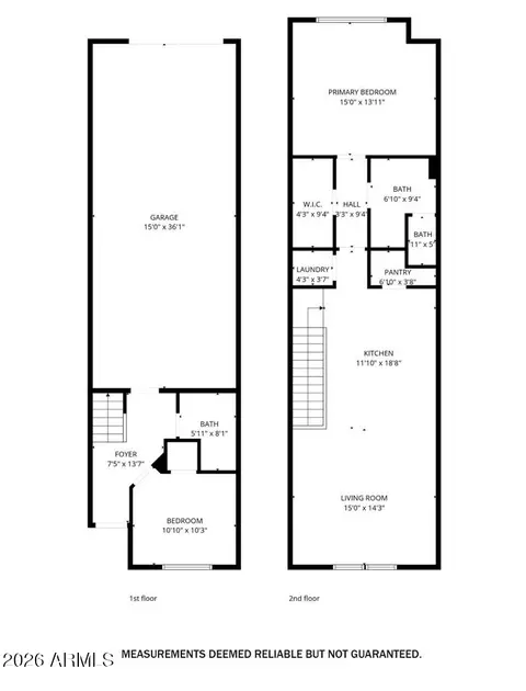 Floorplan - 1821 E Bernie Ln #103, Gilbert, AZ 85295 photo 1 of 2