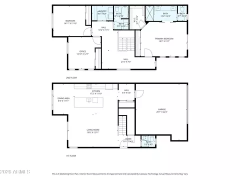 Floorplan - 167 E Lexington Ave, Gilbert, AZ 85234 photo 3 of 3
