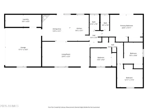 Floorplan - 4371 E Villa Maria Dr, Phoenix, AZ 85032 photo 1 of 1