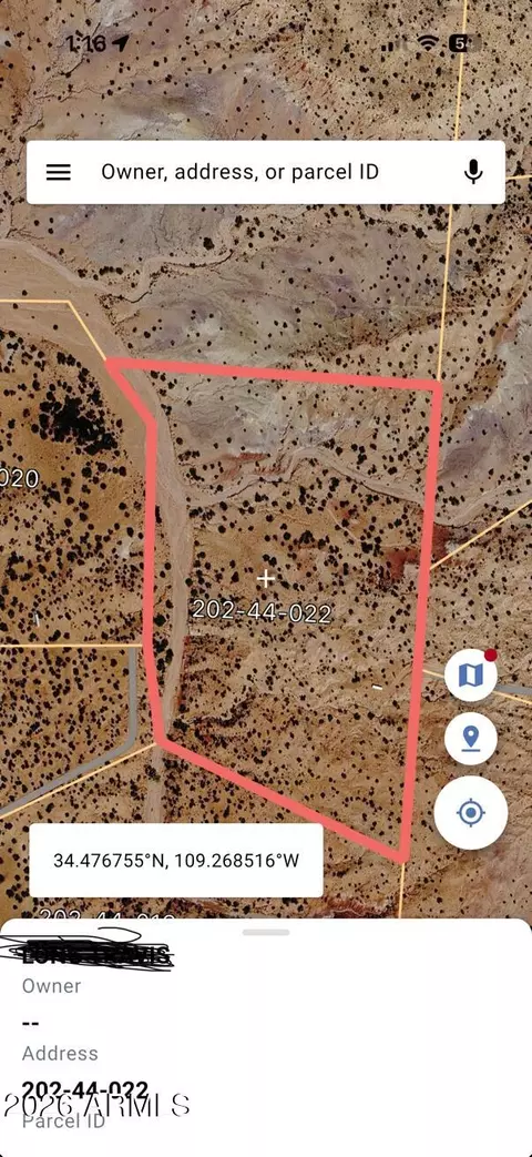 N6124 N N6124 -- #202-44-022, Saint Johns, AZ 85936