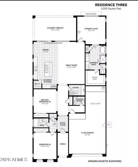 Floorplan - 5735 E Sayan St, Mesa, AZ 85215 photo 2 of 2