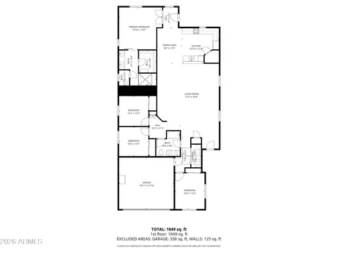 Floorplan - 3925 E Narrowleaf Dr, Gilbert, AZ 85298 photo 1 of 1