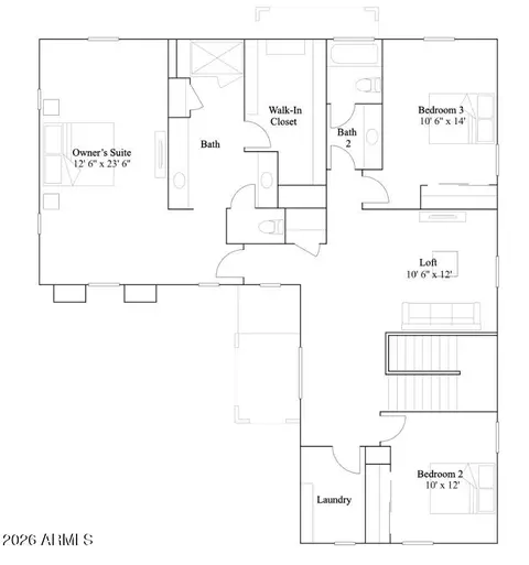 Floorplan - 10249 S Flume Trl, Apache Junction, AZ 85120 photo 2 of 2