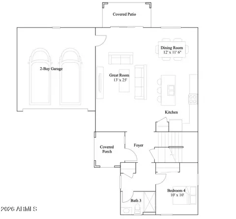 Floorplan - 10249 S Flume Trl, Apache Junction, AZ 85120 photo 1 of 2