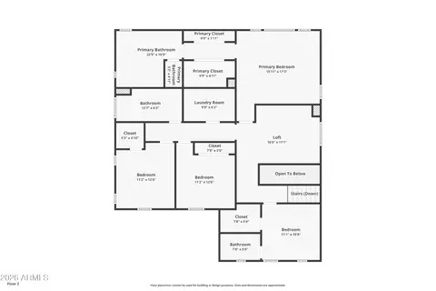 Floorplan - 4724 E Parkside Ln, Phoenix, AZ 85050 photo 2 of 2