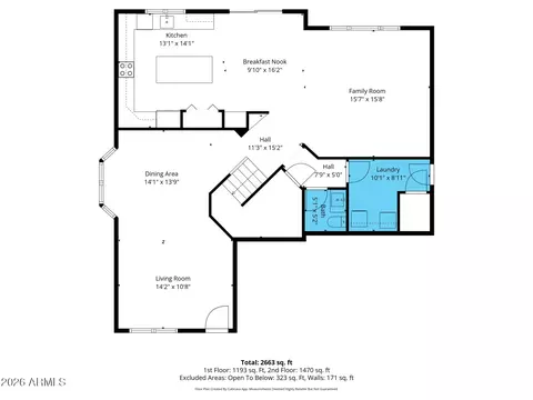Floorplan - 4659 E Harwell St, Gilbert, AZ 85234 photo 1 of 3