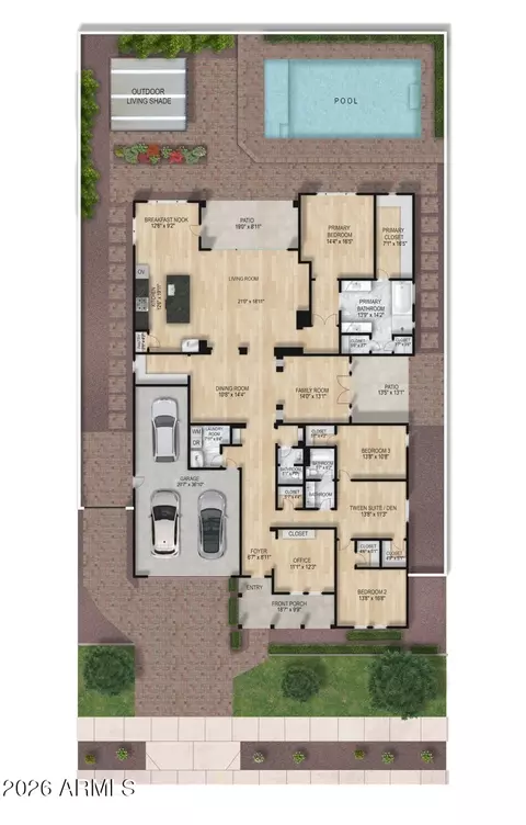 Floorplan - 7247 E Posada Ave, Mesa, AZ 85212 photo 1 of 6