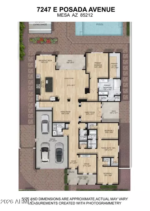 Floorplan - 7247 E Posada Ave, Mesa, AZ 85212 photo 4 of 6
