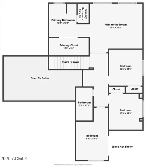 Floorplan - 2442 S Augustine Cir, Mesa, AZ 85209 photo 2 of 2