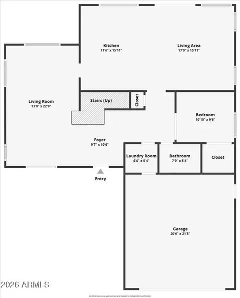 Floorplan - 2442 S Augustine Cir, Mesa, AZ 85209 photo 1 of 2