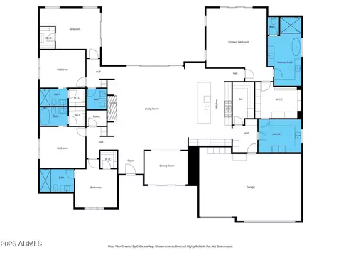Floorplan - 4557 E Calle Tuberia --, Phoenix, AZ 85018 photo 1 of 1
