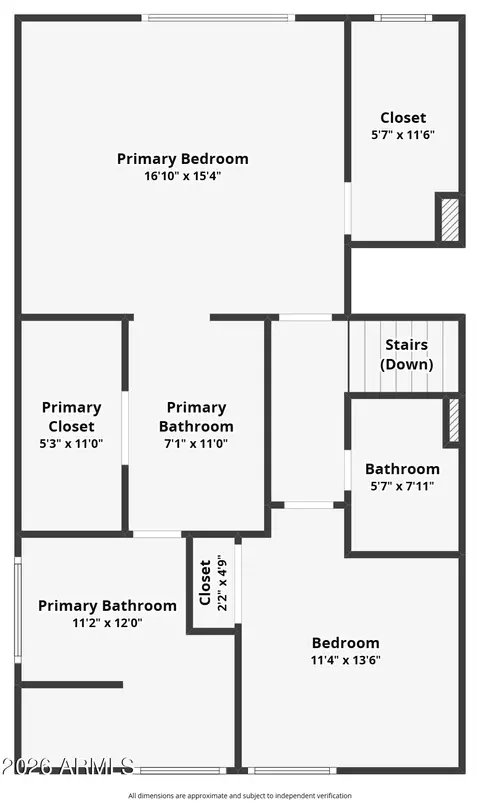 Floorplan - 2115 E Woodman Dr, Tempe, AZ 85283 photo 2 of 3