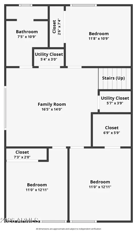 Floorplan - 2115 E Woodman Dr, Tempe, AZ 85283 photo 3 of 3
