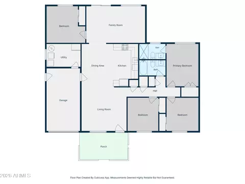 Floorplan - 9813 E Adobe Rd, Mesa, AZ 85207 photo 2 of 2