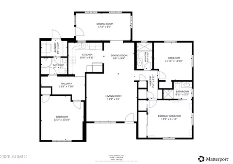 Floorplan - 6020 E Decatur St, Mesa, AZ 85205 photo 1 of 1