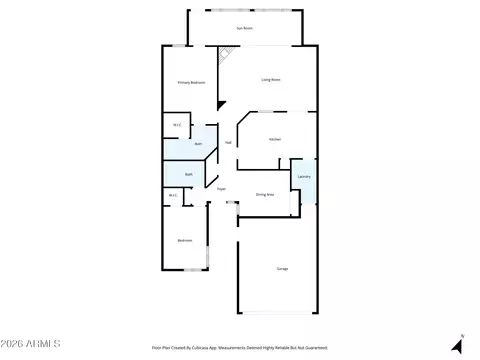 Floorplan - 7006 E Jensen St #55, Mesa, AZ 85207 photo 1 of 2