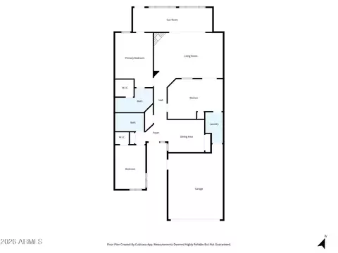 Floorplan - 7006 E Jensen St #55, Mesa, AZ 85207 photo 2 of 2