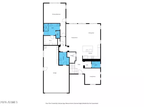 Floorplan - 2559 E Penedes Dr, Gilbert, AZ 85298 photo 2 of 6