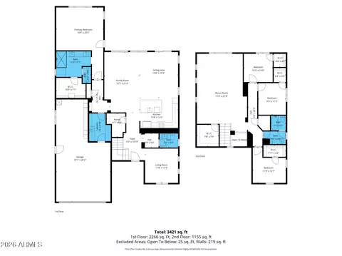 Floorplan - 2559 E Penedes Dr, Gilbert, AZ 85298 photo 5 of 6
