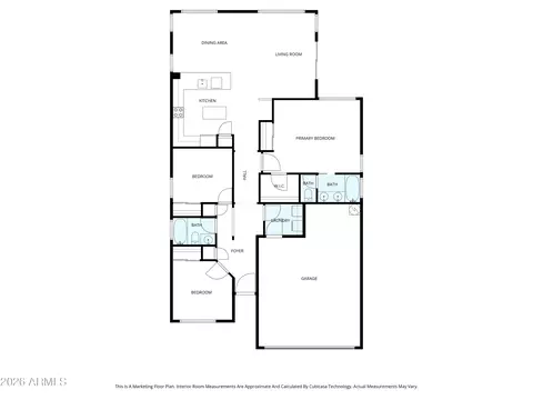 Floorplan - 3402 E Powell Way, Gilbert, AZ 85298 photo 2 of 3