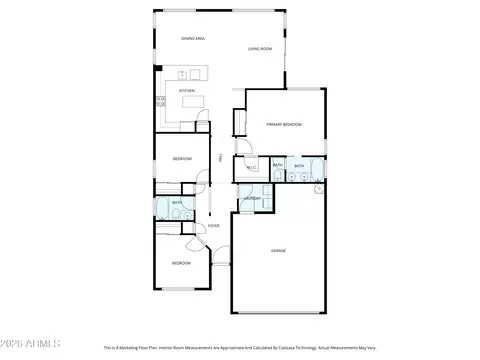 Floorplan - 3402 E Powell Way, Gilbert, AZ 85298 photo 3 of 3