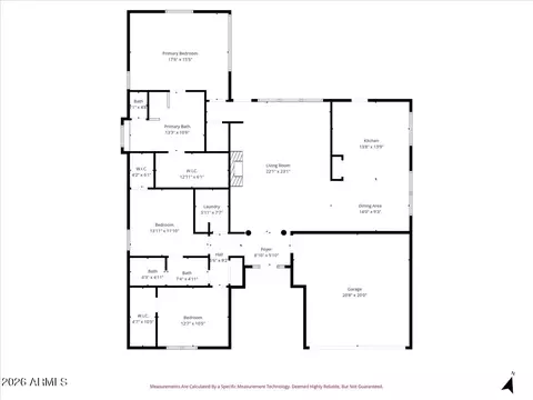 Floorplan - 3910 E Hiddenview Dr, Phoenix, AZ 85048 photo 1 of 1