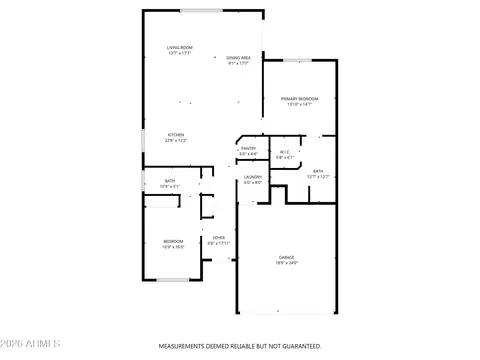 Floorplan - 8260 E Keats Ave #475, Mesa, AZ 85209 photo 1 of 1