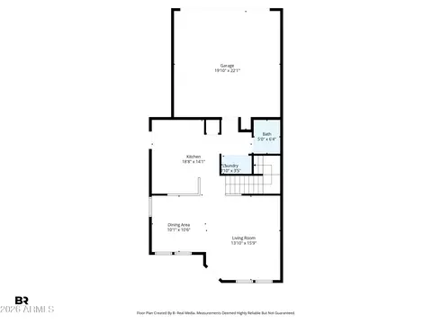Floorplan - 1541 S Malabar Ln, Gilbert, AZ 85296 photo 2 of 3
