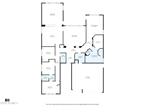 Floorplan - 4101 E Woodside Way, Gilbert, AZ 85297 photo 1 of 1