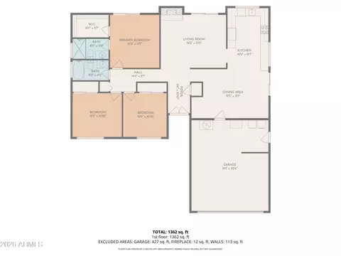 Floorplan - 975 E Lobster Trap Ln, Tempe, AZ 85283 photo 1 of 1