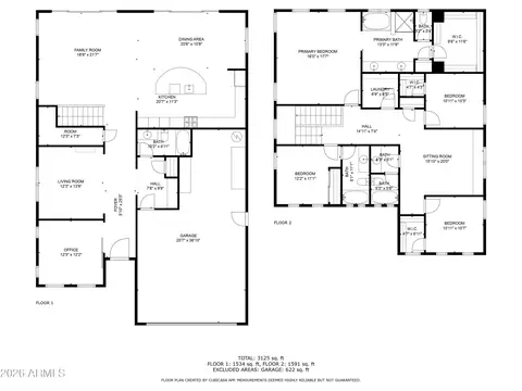 Floorplan - 9743 E Torino Ave, Mesa, AZ 85212 photo 6 of 6