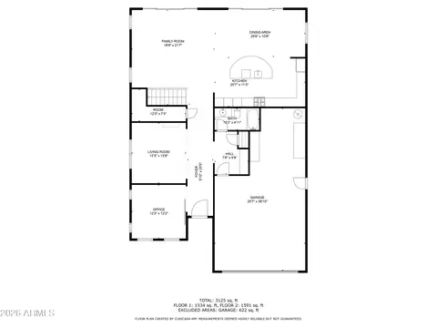 Floorplan - 9743 E Torino Ave, Mesa, AZ 85212 photo 2 of 6