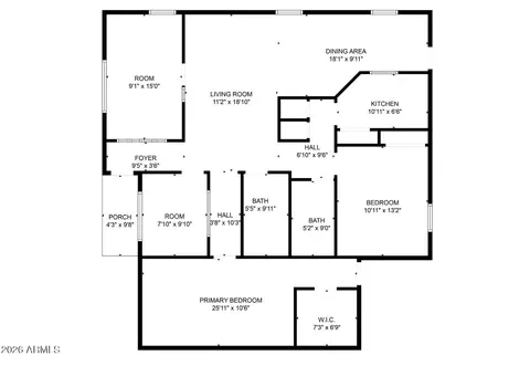 Floorplan - 545 E University Dr, Mesa, AZ 85203 photo 1 of 1
