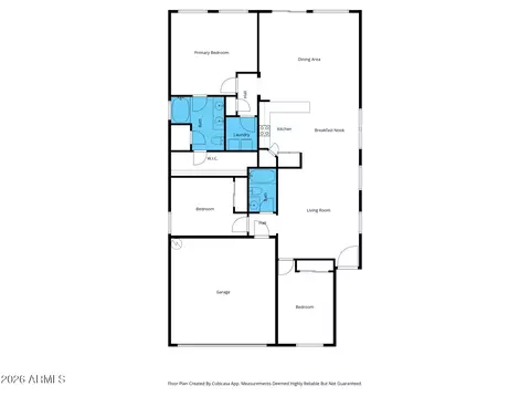 Floorplan - 1733 S Pico Ct, Gilbert, AZ 85295 photo 2 of 4
