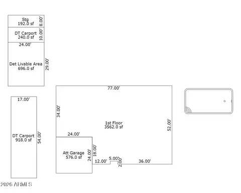 Floorplan - 2234 E Missouri Ave, Phoenix, AZ 85016 photo 2 of 2