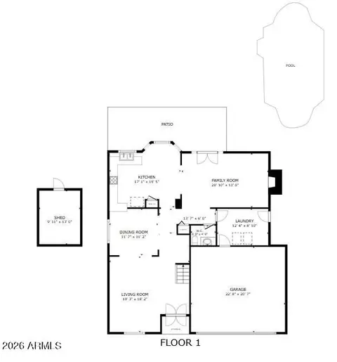 Floorplan - 4721 E Sandra Ter, Phoenix, AZ 85032 photo 4 of 5