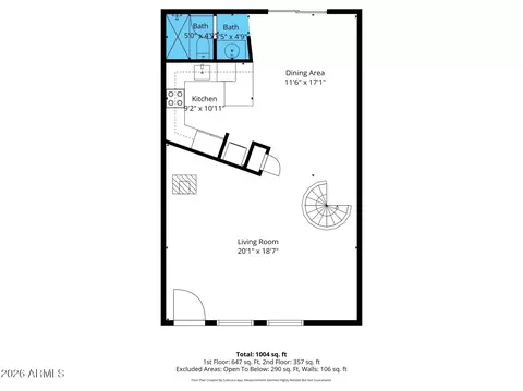 Floorplan - 385 W Pierson St #A4, Phoenix, AZ 85013 photo 1 of 6