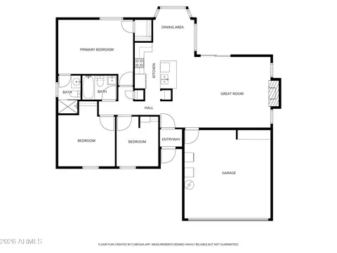 Floorplan - 20609 N 5th Ave, Phoenix, AZ 85027 photo 2 of 2