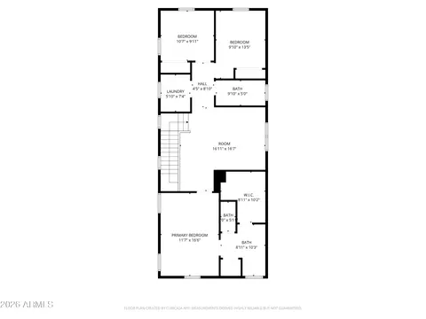 Floorplan - 1707 S 83rd Pl, Mesa, AZ 85209 photo 2 of 3